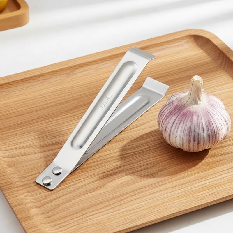 Home Cooking Restaurants - Pinza per Sbucciare l'Aglio in Acciaio