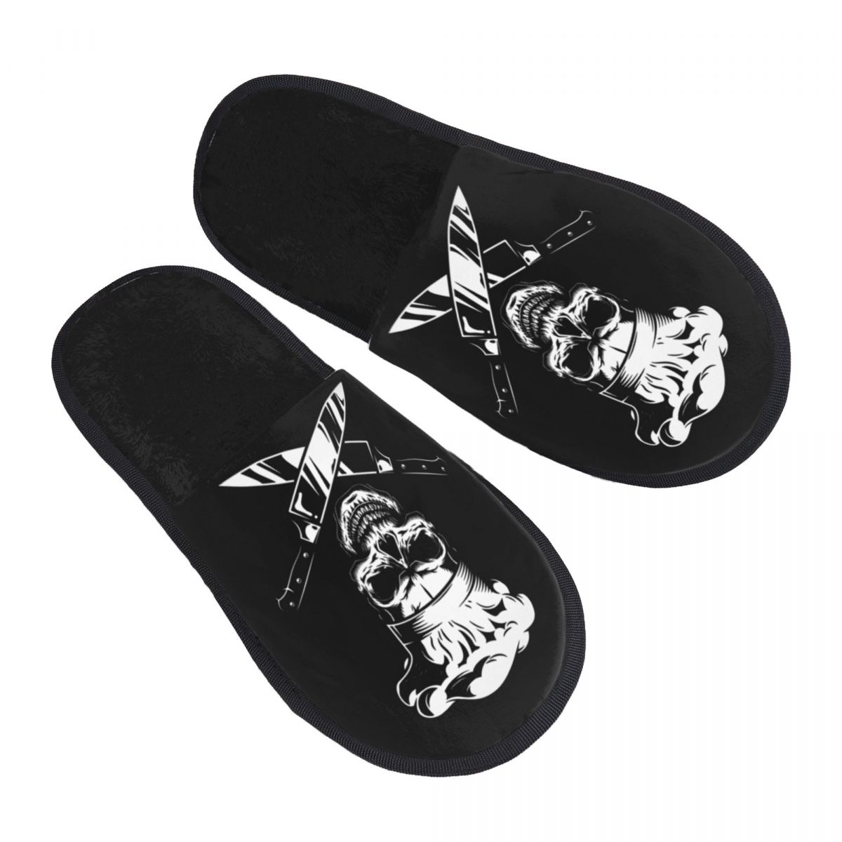 Home Cooking On - Pantofole da donna personalizzate con teschio