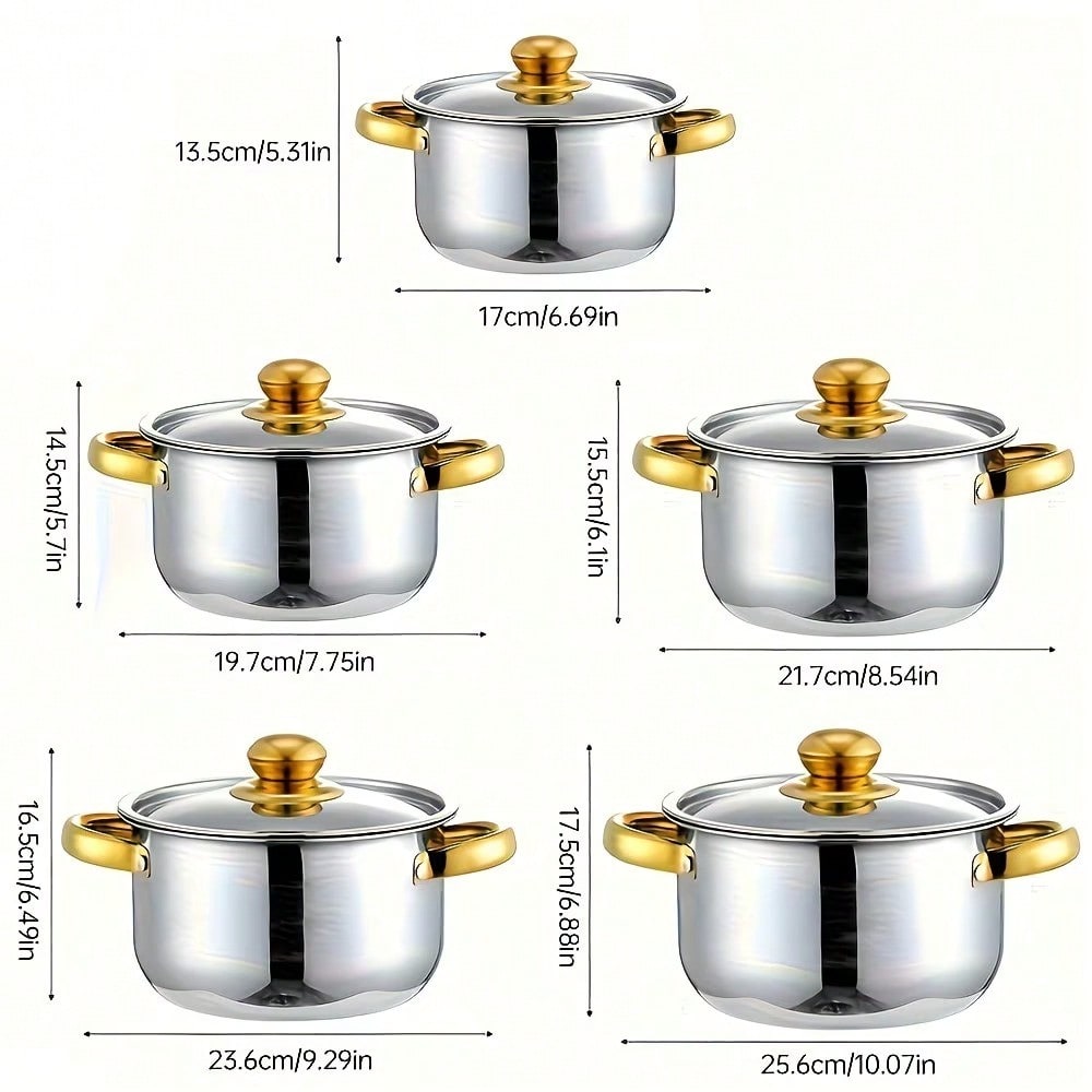 Set di pentole in acciaio inos - Home Cooking Restaurants recensione e prezzo